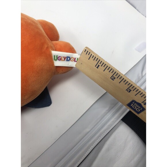 2019 UGLY DOLLS Wage Plush Orange Stuffed Animal Beanie 14 Inch - Picture 4 of 7